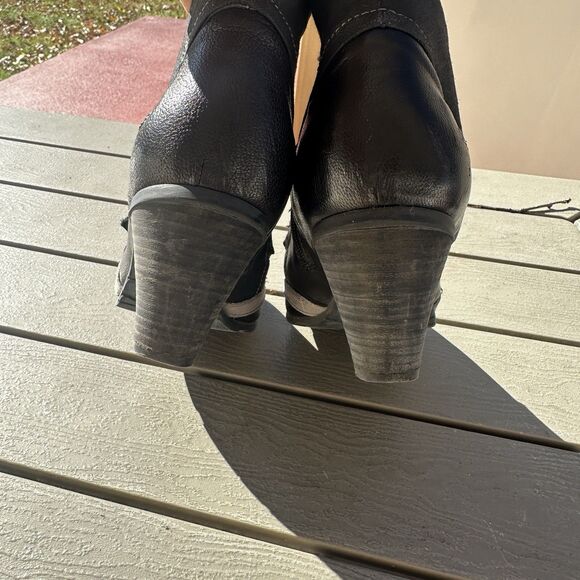Dkode leather booties Black And Gray Sz 40/9 - Picture 6 of 9